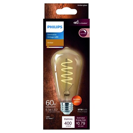 Philips PHILIPSP LED ST19 AM 60W 1PK 565622